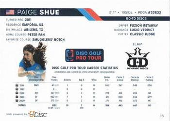 2021 Disc Golf Pro Tour #FPO-15 Paige Shue Back